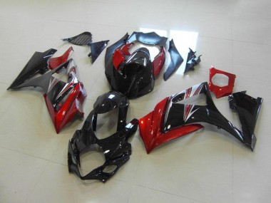 2007-2008 Red Black No Sticker Suzuki GSXR 1000 Motorcycle Fairings Canada