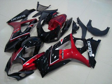 2007-2008 Red Black Suzuki GSXR 1000 Motorcycle Fairings Canada