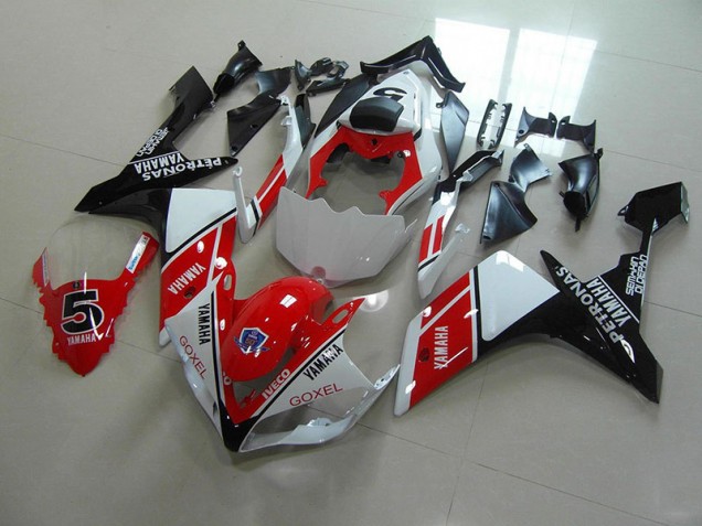 2007-2008 Red White Stickers Yamaha YZF R1 Motorcycle Fairings Canada 2007-2008 Red White Stickers Yamaha YZF R1 Motorcycle Fairings Canada