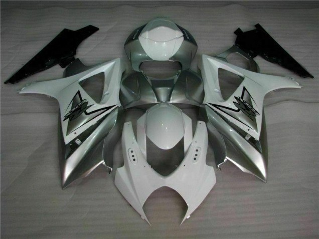 2007-2008 Silver White Suzuki GSXR 1000 Motorcycle Fairings Canada 2007-2008 Silver White Suzuki GSXR 1000 Motorcycle Fairings Canada