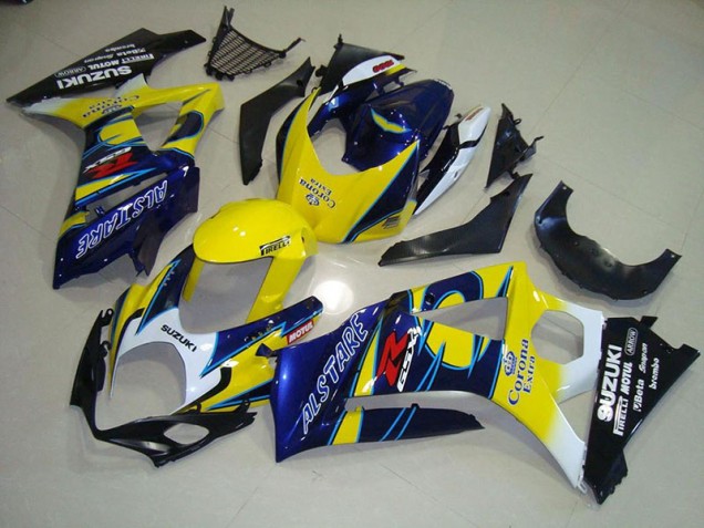 2007-2008 Yellow Corona Suzuki GSXR 1000 Motorcycle Fairings Canada 2007-2008 Yellow Corona Suzuki GSXR 1000 Motorcycle Fairings Canada