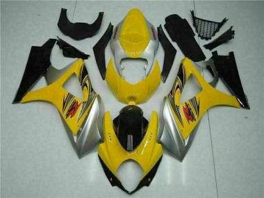 2007-2008 Yellow Suzuki GSXR 1000 Motorcycle Fairings & Bodywork Canada