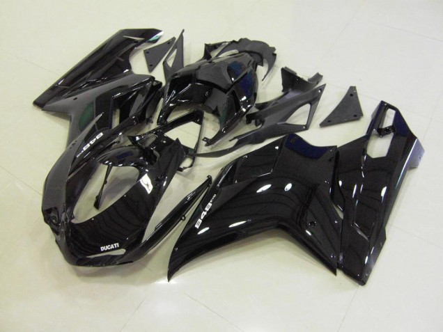 2007-2012 Glossy Black Ducati 848 1098 1198 Motorcycle Fairings Canada 2007-2012 Glossy Black Ducati 848 1098 1198 Motorcycle Fairings Canada