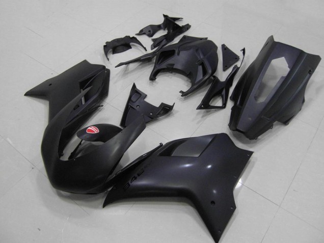 2007-2012 Matte Black Racing Verision Ducati 848 1098 1198 Motorcycle Fairings Canada 2007-2012 Matte Black Racing Verision Ducati 848 1098 1198 Motorcycle Fairings Canada