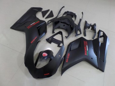 2007-2012 Matte Black Red Sticker Ducati 848 1098 1198 Motorcycle Fairings Canada