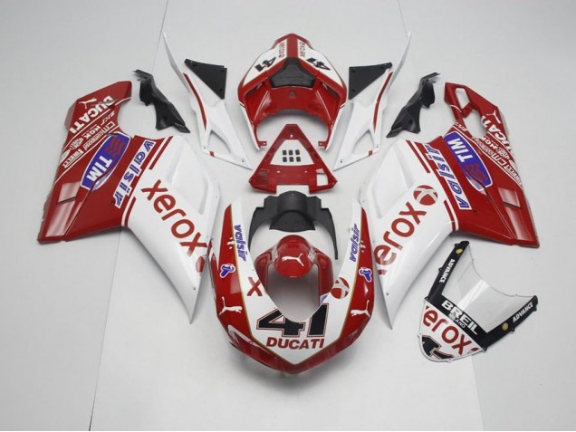 2007-2012 OEM Style Xerox with 41 Ducati 848 1098 1198 Motorcycle Fairings Canada 2007-2012 OEM Style Xerox with 41 Ducati 848 1098 1198 Motorcycle Fairings Canada