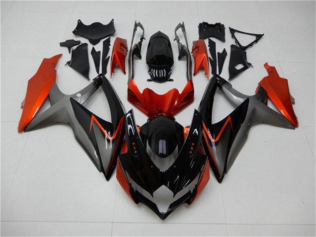 2008-2010 Black Orange Grey Suzuki GSXR 600/750 Motorcycle Fairings Canada 2008-2010 Black Orange Grey Suzuki GSXR 600/750 Motorcycle Fairings Canada