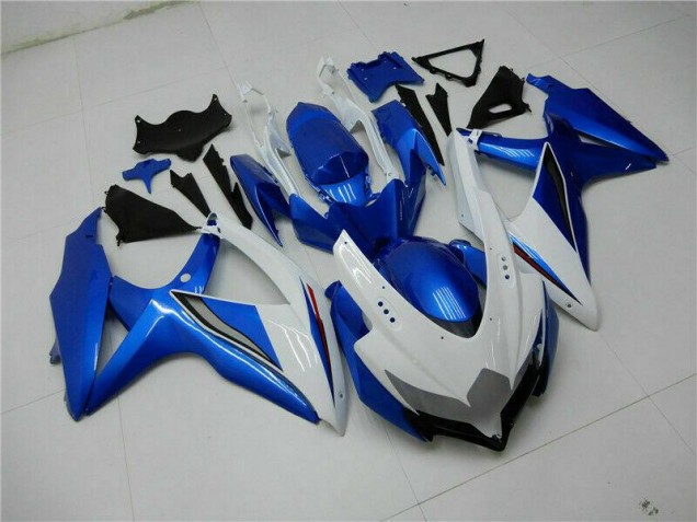 2008-2010 Blue White Suzuki GSXR 600/750 Motorcycle Fairings Replacement Canada 2008-2010 Blue White Suzuki GSXR 600/750 Motorcycle Fairings Replacement Canada