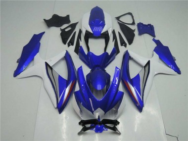 2008-2010 Blue White Suzuki GSXR 600/750 Plastics Fairing Kits Canada