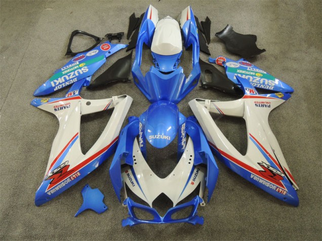 2008-2010 Blue White with Decals Suzuki GSXR600 Motorcycle Fairings Fairings Canada 2008-2010 Blue White with Decals Suzuki GSXR600 Motorcycle Fairings Fairings Canada