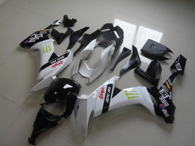 2008-2010 White Monster Kawasaki Ninja ZX10R Motorcycle Fairings Canada 2008-2010 White Monster Kawasaki Ninja ZX10R Motorcycle Fairings Canada