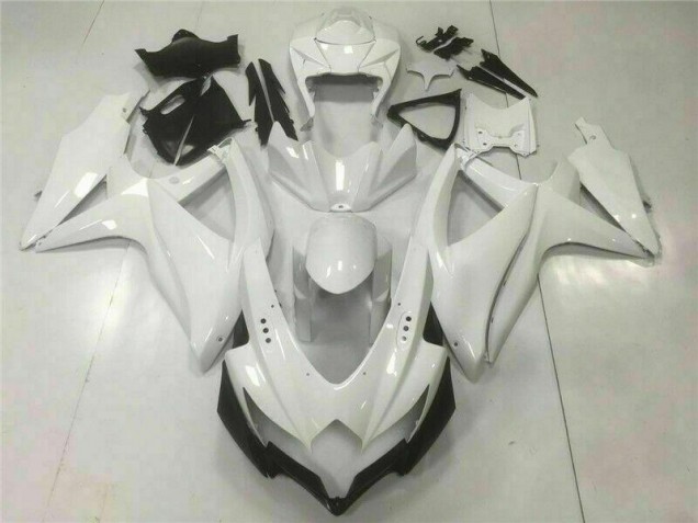 2008-2010 White Suzuki GSXR 600/750 Plastics Fairing Kits Canada 2008-2010 White Suzuki GSXR 600/750 Plastics Fairing Kits Canada