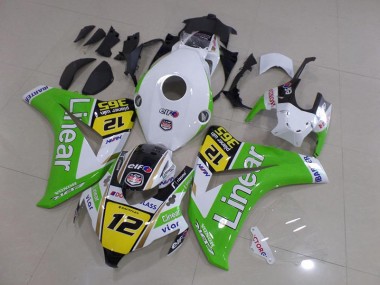 2008-2011 Green Linear Honda CBR1000RR Motorcycle Fairings Canada