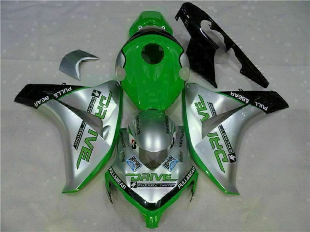 2008-2011 Green Silver Honda CBR1000RR Motorcycle Fairings Canada 2008-2011 Green Silver Honda CBR1000RR Motorcycle Fairings Canada
