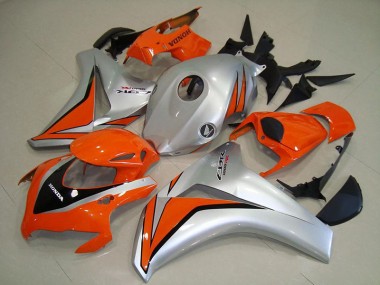 2008-2011 Orange Silver Honda CBR1000RR Motorcycle Fairings Canada