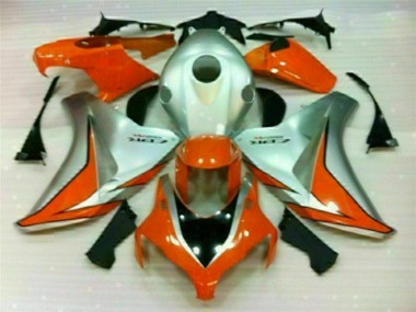 2008-2011 Silver Orange Honda CBR1000RR Motorcycle Fairings Canada