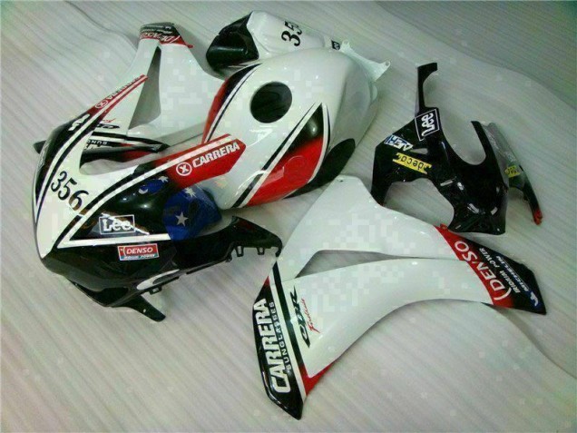 2008-2011 White Black Honda CBR1000RR Complete Fairing Kit Canada 2008-2011 White Black Honda CBR1000RR Complete Fairing Kit Canada