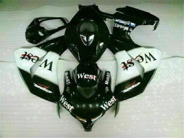 2008-2011 White Black Honda CBR1000RR Fairing Kit & Plastics Canada