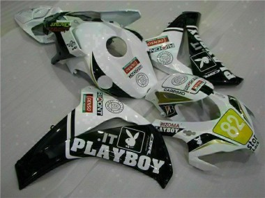 2008-2011 White Black Honda CBR1000RR Injection Motorcycle Fairings Canada