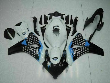 2008-2011 White Black Honda CBR1000RR Plastics Motorcycle Fairings Canada