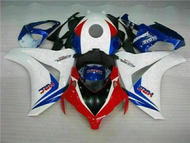 2008-2011 White Blue Honda CBR1000RR Complete Fairing Kit Canada