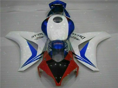2008-2011 White Blue Honda CBR1000RR Motorcycle Fairings Canada