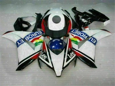 2008-2011 White Red Honda CBR1000RR Motorcycle Fairings Canada