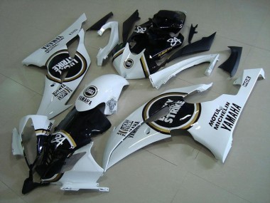 2008-2016 Black Lucky Strike Yamaha YZF R6 Motorcycle Fairings Canada