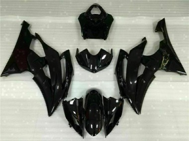 2008-2016 Glossy Black Yamaha YZF R6 Motorcycle Fairings Canada