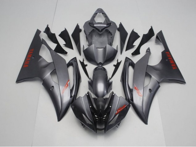 2008-2016 Matte Black Grey Yamaha YZF R6 Motorcycle Fairings Canada 2008-2016 Matte Black Grey Yamaha YZF R6 Motorcycle Fairings Canada