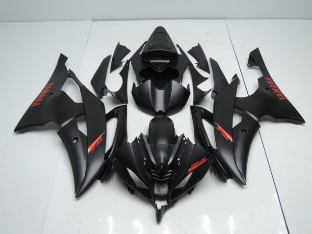 2008-2016 Matte Black Red Decals Yamaha YZF R6 Motorcycle Fairings Canada