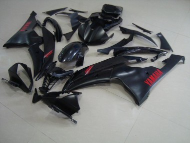 2008-2016 Matte Black Yamaha YZF R6 Full Fairing Kit Canada