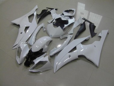 2008-2016 Pearl White No Decals Yamaha YZF R6 Motorcycle Fairings Canada