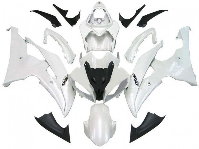 2008-2016 Pearl White R6 Yamaha YZF R6 Motorcycle Fairings Canada 2008-2016 Pearl White R6 Yamaha YZF R6 Motorcycle Fairings Canada