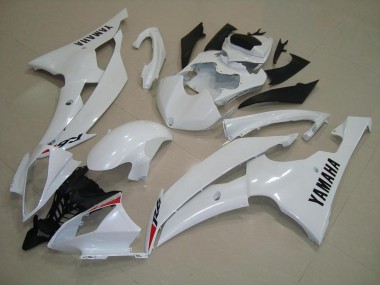 2008-2016 Pearl White Yamaha YZF R6 Motorcycle Fairings Canada