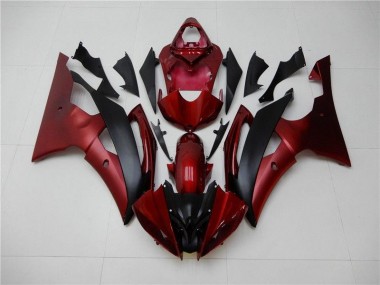 2008-2016 Red Black Yamaha YZF R6 Fairing Kit & Bodywork Canada