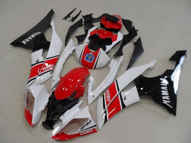2008-2016 Red White Black Yamaha YZF R6 Motorcycle Fairings Canada 2008-2016 Red White Black Yamaha YZF R6 Motorcycle Fairings Canada