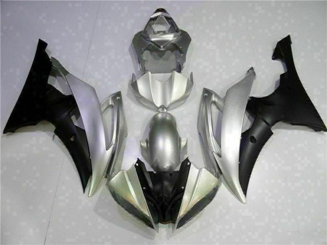 2008-2016 Silver Black Yamaha YZF R6 Motorcycle Fairings Canada 2008-2016 Silver Black Yamaha YZF R6 Motorcycle Fairings Canada