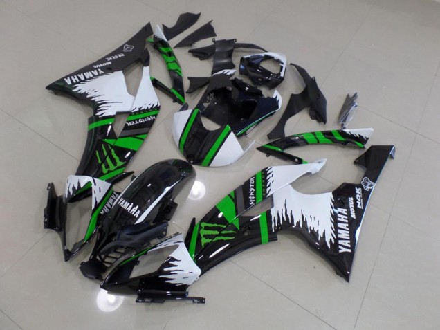 2008-2016 Special White Green Monster Yamaha YZF R6 Motorcycle Fairings Canada 2008-2016 Special White Green Monster Yamaha YZF R6 Motorcycle Fairings Canada