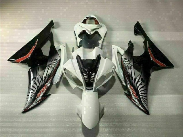 2008-2016 White Black Yamaha YZF R6 ABS Motorcycle Fairings Canada 2008-2016 White Black Yamaha YZF R6 ABS Motorcycle Fairings Canada