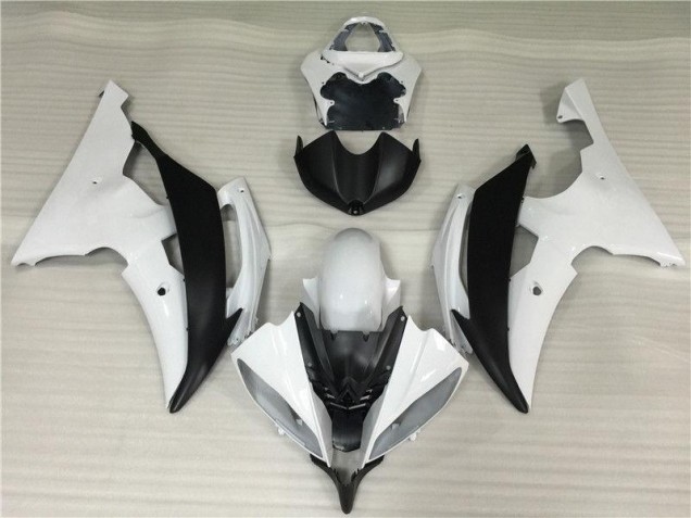 2008-2016 White Black Yamaha YZF R6 Fairing Kits Canada 2008-2016 White Black Yamaha YZF R6 Fairing Kits Canada