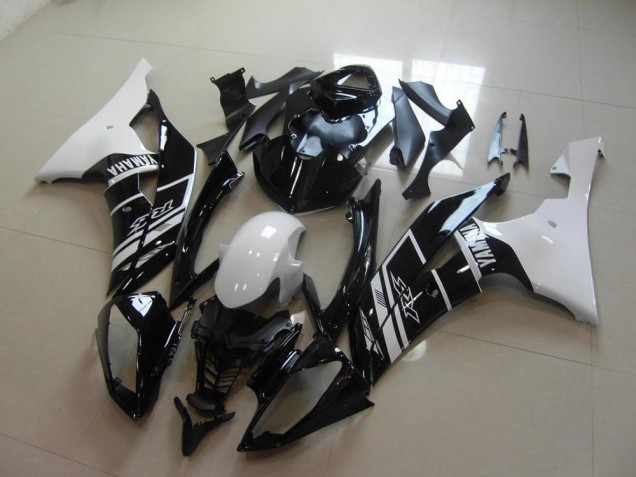 2008-2016 White Black Yamaha YZF R6 Motorcycle Fairings Canada 2008-2016 White Black Yamaha YZF R6 Motorcycle Fairings Canada
