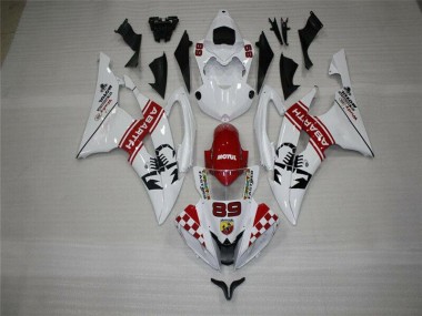 2008-2016 White Yamaha YZF R6 Fairing Kit Canada