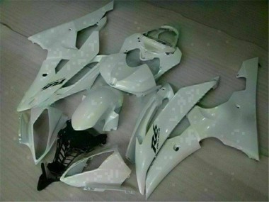 2008-2016 White Yamaha YZF R6 Full Fairing Kit Canada