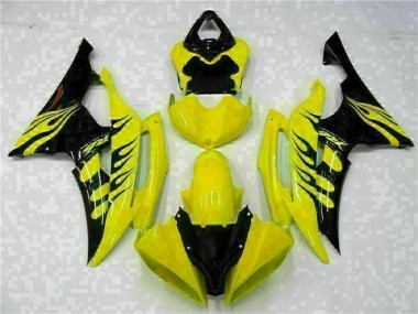 2008-2016 Yellow Black Yamaha YZF R6 Motorcycle Fairings Canada