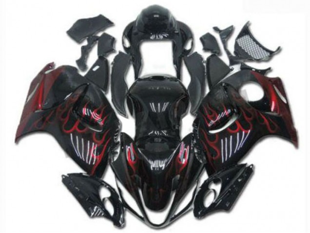 2008-2019 Black Red Suzuki Hayabusa GSXR1300 Motorcycle Fairings Canada 2008-2019 Black Red Suzuki Hayabusa GSXR1300 Motorcycle Fairings Canada