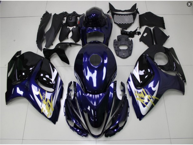 2008-2019 Blue Gold Suzuki GSXR 1300 Hayabusa Motorcycle Fairings Canada 2008-2019 Blue Gold Suzuki GSXR 1300 Hayabusa Motorcycle Fairings Canada