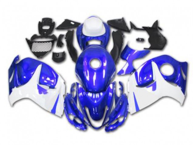 2008-2019 Blue White Suzuki GSXR 1300 Hayabusa Full Fairing Kit Canada 2008-2019 Blue White Suzuki GSXR 1300 Hayabusa Full Fairing Kit Canada