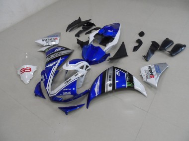 2009-2011 Blue White Yamaha YZF R1 Motorcycle Fairings Canada