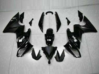 2009-2011 Glossy Black Kawasaki Ninja EX650 Motorcycle Fairings Canada